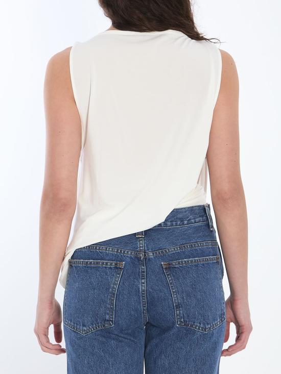 25SS 자크뮈스 민소매 티셔츠 251TO1222381 100 WHITE - JACQUEMUS