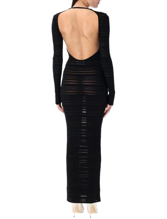 25SS 안드레아 아다모 롱 원피스 PS25104010 004 BLACK - ANDREA ADAMO