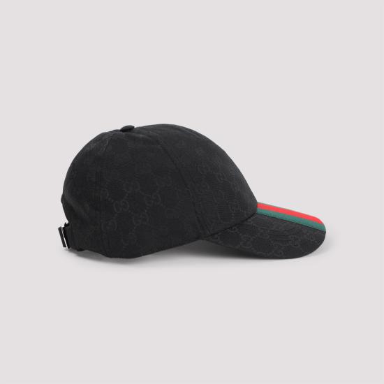  구찌 GG 자카드 웹 베이스볼 캡 7890164HBCP 1066 black - GUCCI