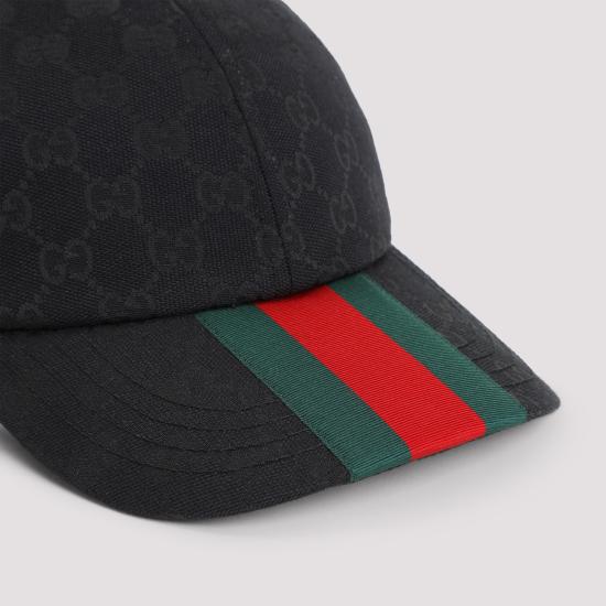 구찌 GG 자카드 웹 베이스볼 캡 7890164HBCP 1066 black - GUCCI