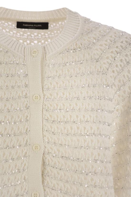 25SS 파비아나 필리피 가디건 MAD275F528 0142 WHITE - FABIANA FILIPPI