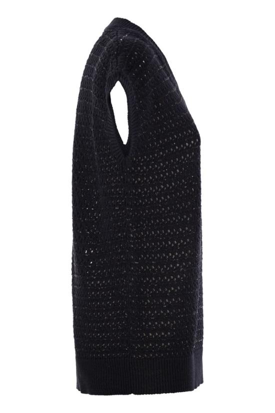25SS 파비아나 필리피 스웨터 MAD275F572 5146 BLACK - FABIANA FILIPPI