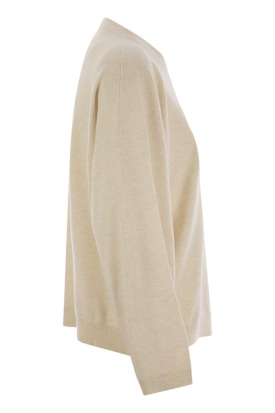 25SS 브루넬로 쿠치넬리 스웨터 M16244700 C9736 CREAM - BRUNELLO CUCINELLI