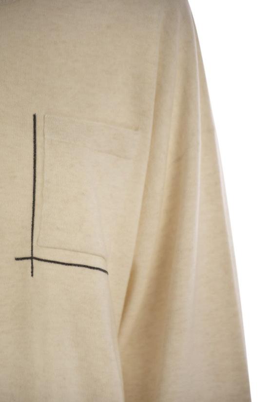 25SS 브루넬로 쿠치넬리 스웨터 M16244700 C9736 CREAM - BRUNELLO CUCINELLI