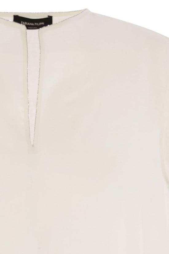 25SS 파비아나 필리피 민소매 티셔츠 TPD275F595 0142 WHITE - FABIANA FILIPPI