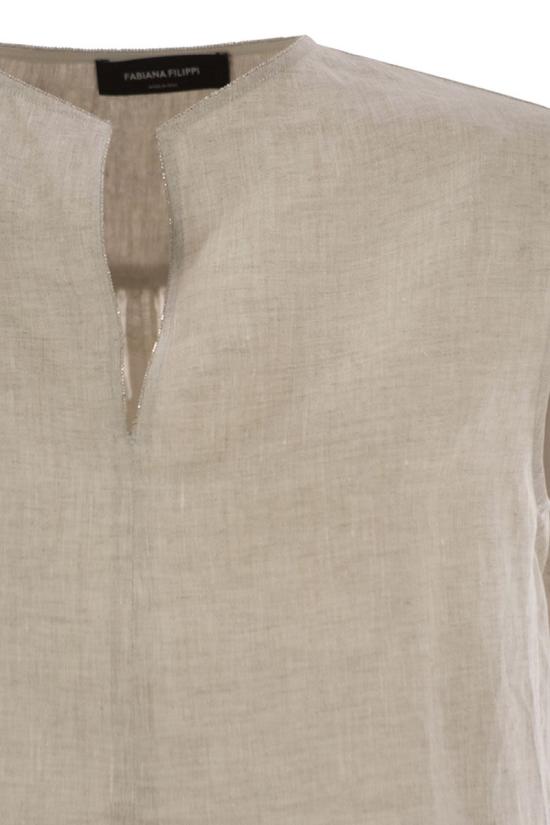 25SS 파비아나 필리피 민소매 티셔츠 TPD275F595 1259 BEIGE - FABIANA FILIPPI