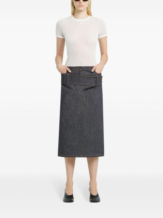 25SS 쿠레쥬 반팔 티셔츠 125JTS017JS00690001 WHITE - COURREGES