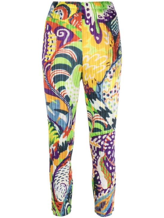  플리츠플리즈 스트레이트 팬츠 PP38JF692 98 MULTICOLOUR - PLEATS PLEASE