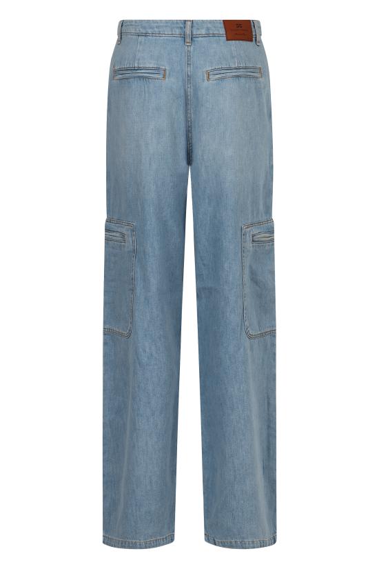 25SS 엘리자베타프랜치 스트레이트 팬츠 PJ84D51E2 192 Denim - ELISABETTA FRANCHI