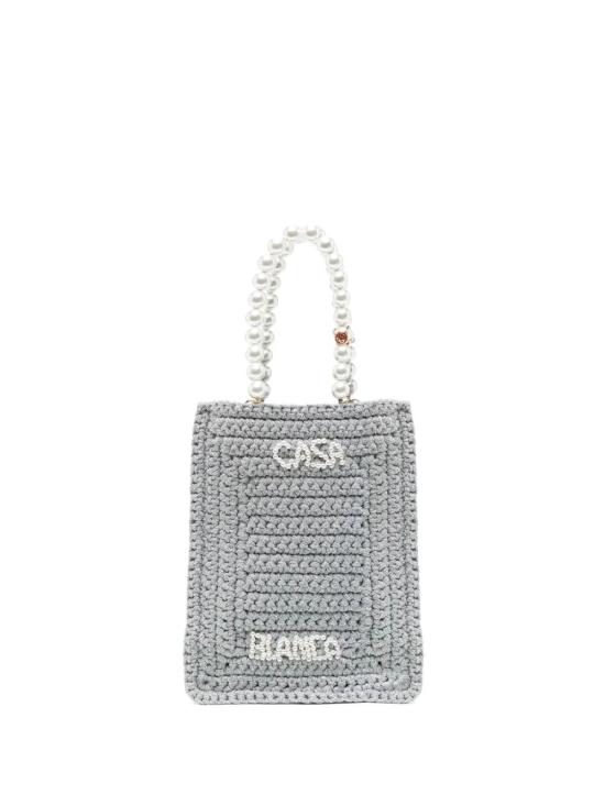 25SS 카사블랑카 숄더백 APS25BAG11301 SILVER METALLIC