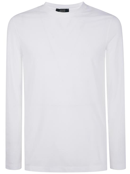 25SS 자노네 긴팔 티셔츠 815204ZG380 Z0001 WHITE