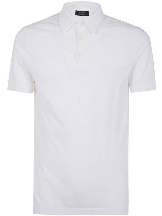 25SS 자노네 폴로 티셔츠 815109ZG380 Z0001 WHITE