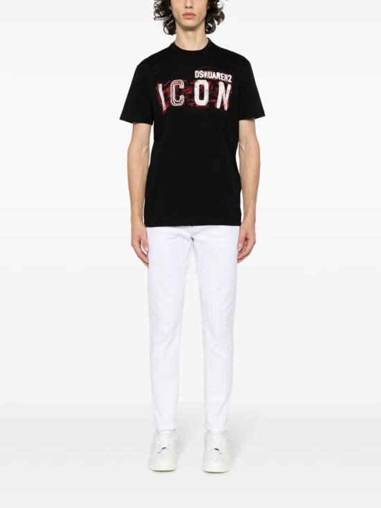 25SS 디스퀘어드2 스트레이트 팬츠 S74LB1491S39781 100 WHITE - DSQUARED2