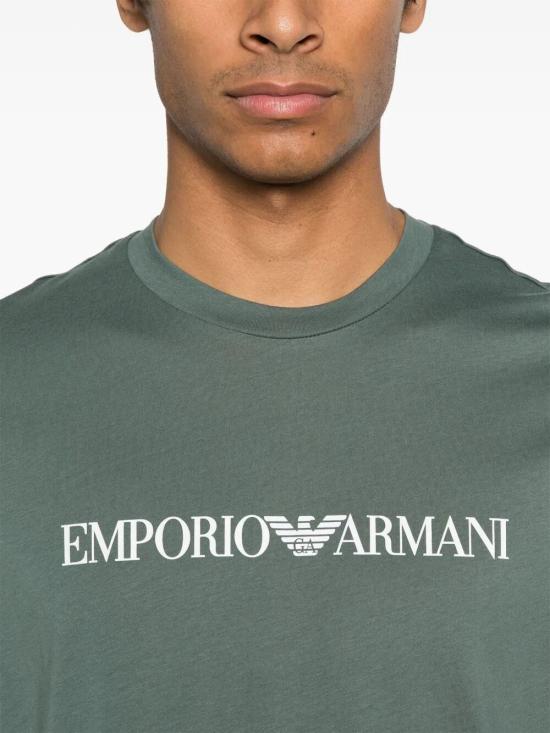 25SS 엠포리오 아르마니 반팔 티셔츠 8N1TN51JPZZ096 M9062 GREEN - EMPORIO ARMANI