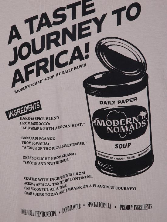 25SS 데일리 페이퍼 반팔 티셔츠 2511057 NACREOUS WHITE - DAILY PAPER