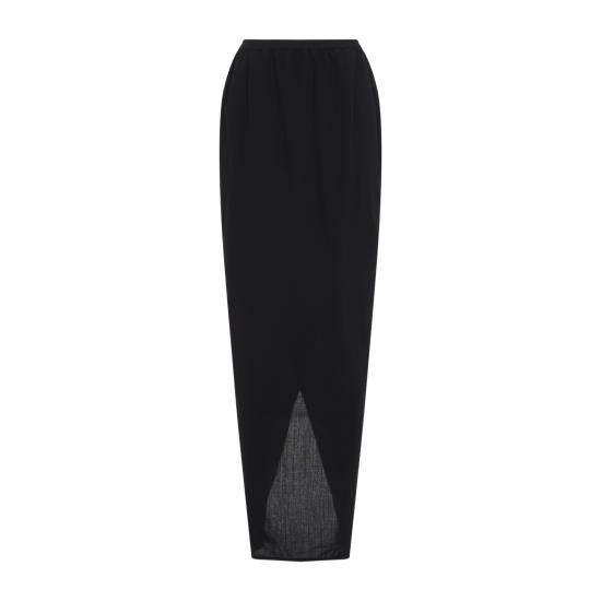 25SS 릭 오웬스 롱 스커트 RP01E7331WLP 09 BLACK