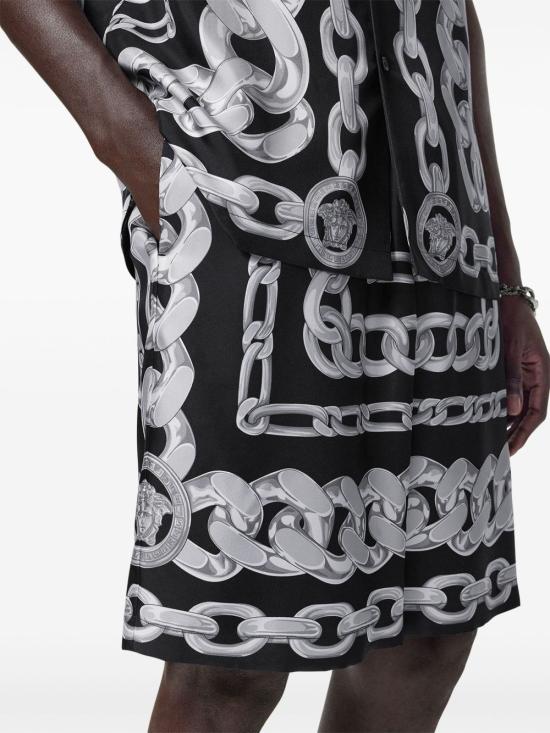 25SS 베르사체 숏팬츠 10024761A133975B950 BLACK - VERSACE