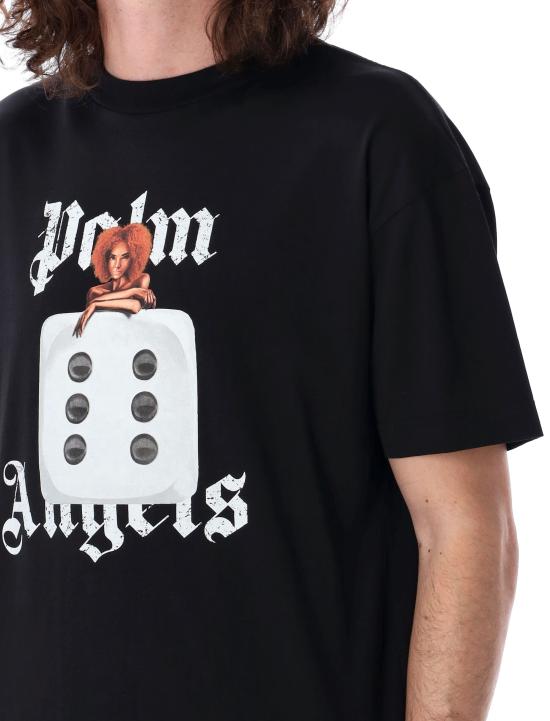 25SS 팜앤젤스 반팔 티셔츠 PMAA001S25JER00B 1003 BLACK - PALM ANGELS