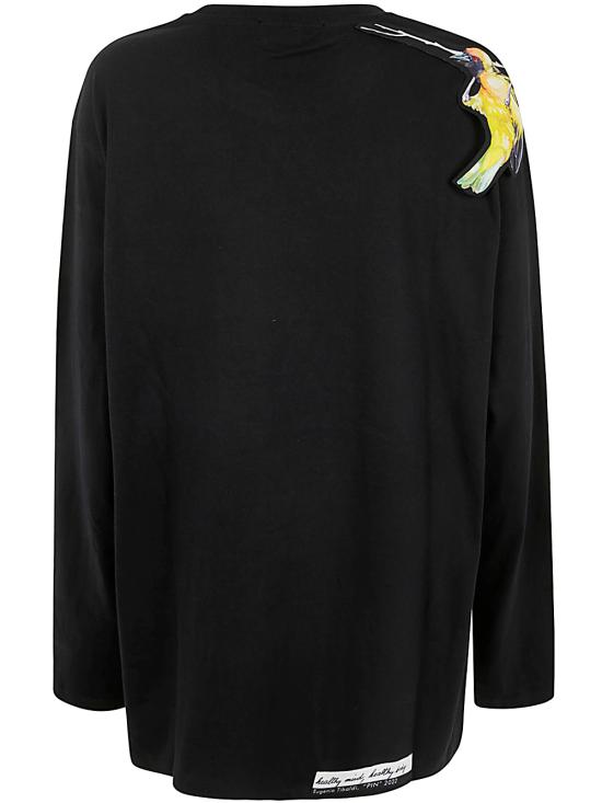  마리아 칼데라라 반팔 티셔츠 S406JR 932 BLACK - MARIA CALDERARA