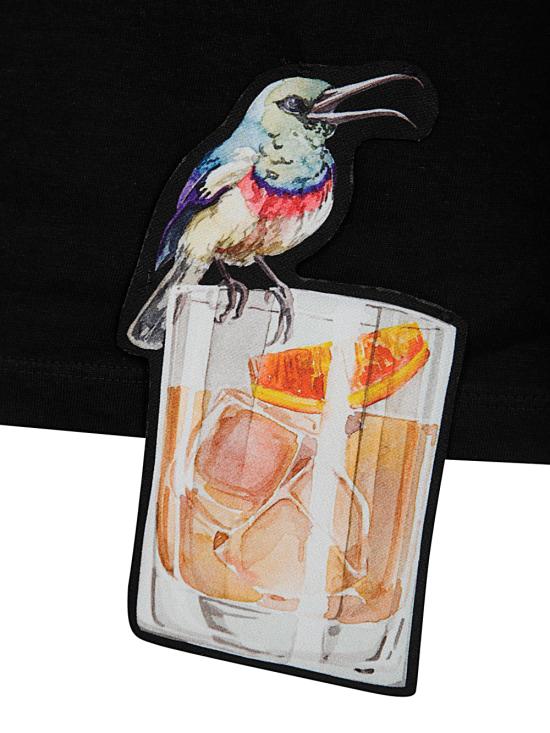  마리아 칼데라라 긴팔 티셔츠 S400J 953 BLACK - MARIA CALDERARA