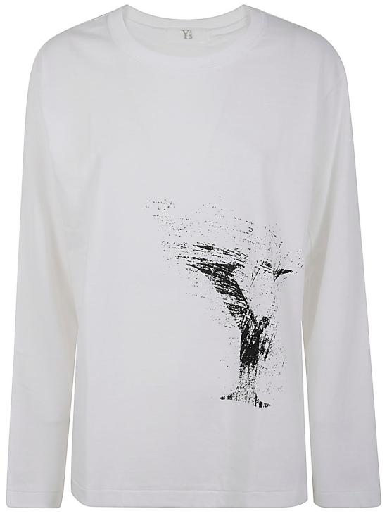  와이즈 요지 야마모토 스웨터 YBT82677 1 WHITE