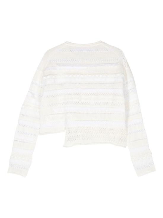  와이즈 요지 야마모토 스웨터 YYK74684 1 WHITE - Y’S YOHJI YAMAMOTO