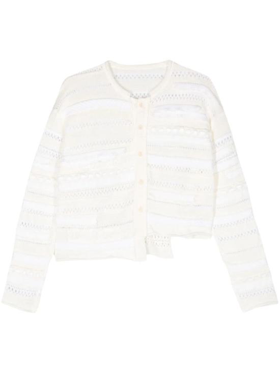  와이즈 요지 야마모토 스웨터 YYK74684 1 WHITE - Y’S YOHJI YAMAMOTO