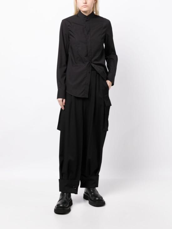  와이즈 요지 야마모토 스트레이트 팬츠 YJP15100 1 BLACK - Y’S YOHJI YAMAMOTO