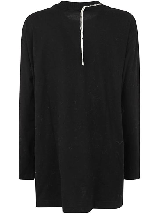  와이즈 요지 야마모토 미디 원피스 YUT51048 2 BLACK - Y’S YOHJI YAMAMOTO