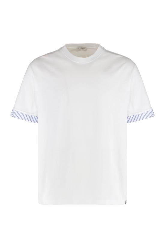 25SS 파올로페코라 반팔 티셔츠 F071P4157 1101 White