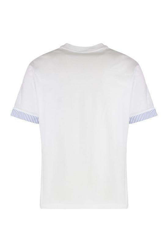 25SS 파올로페코라 반팔 티셔츠 F071P4157 1101 White - PAOLO PECORA