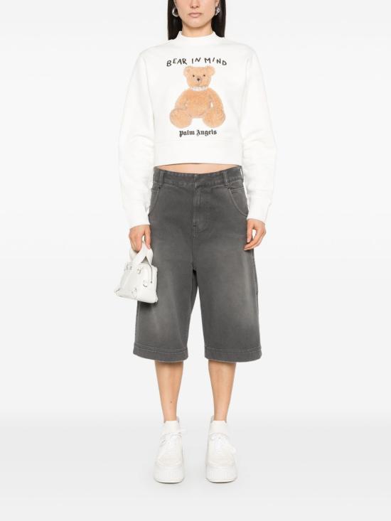 25SS 팜앤젤스 스웨터 PWBA016S25FLE0030360 WHITE - PALM ANGELS