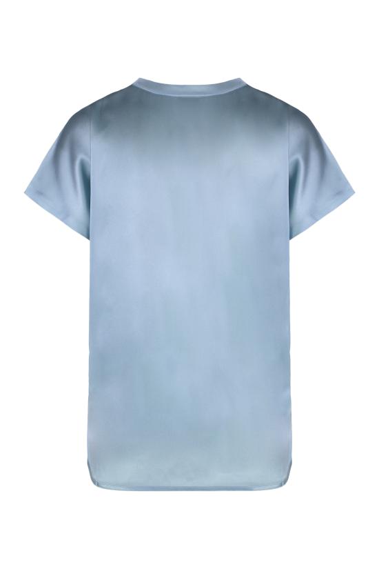 25SS 핑코 반팔 티셔츠 100100A2JR E28 Light Blue - PINKO