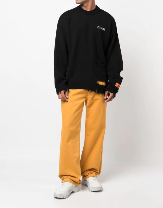 25SS 헤론 프레스톤 스웨터 HMHE011F22KNI0011001 BLACK - HERON PRESTON