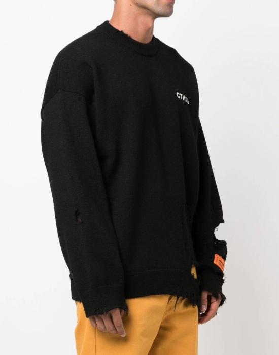 25SS 헤론 프레스톤 스웨터 HMHE011F22KNI0011001 BLACK - HERON PRESTON