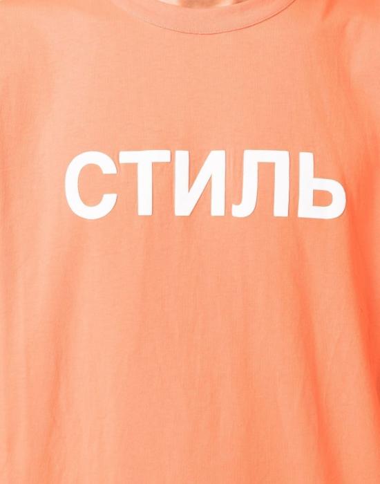 25SS 헤론 프레스톤 반팔 티셔츠 HMAA032C99JER0022201 ORANGE - HERON PRESTON