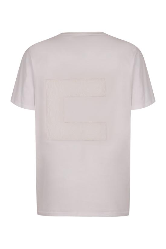 25SS 엘리자베타프랜치 반팔 티셔츠 MA03151E2 270 White - ELISABETTA FRANCHI
