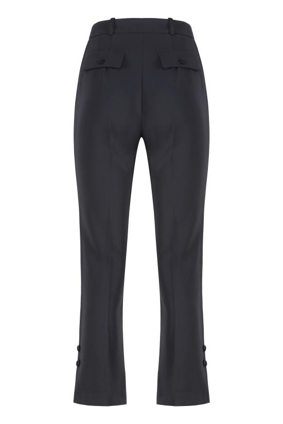 25SS 엘리자베타프랜치 스트레이트 팬츠 PA08651E2 110 black - ELISABETTA FRANCHI