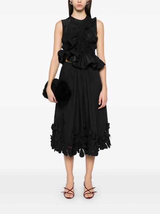 25SS 포르테포르테 롱 스커트 13607MYSKIRT8012 BLACK - FORTE FORTE