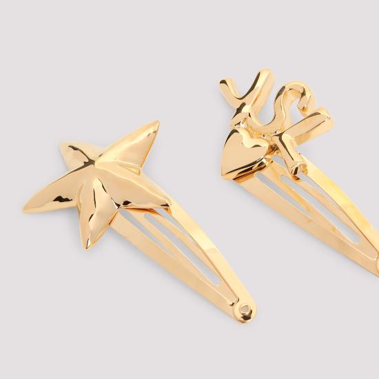 25SS 생로랑 헤어 액세서리 823457Y1500 8030 METALLIC - SAINT LAURENT