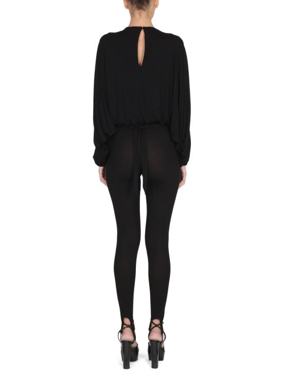  생로랑 점프수트 710909 BLACK - SAINT LAURENT