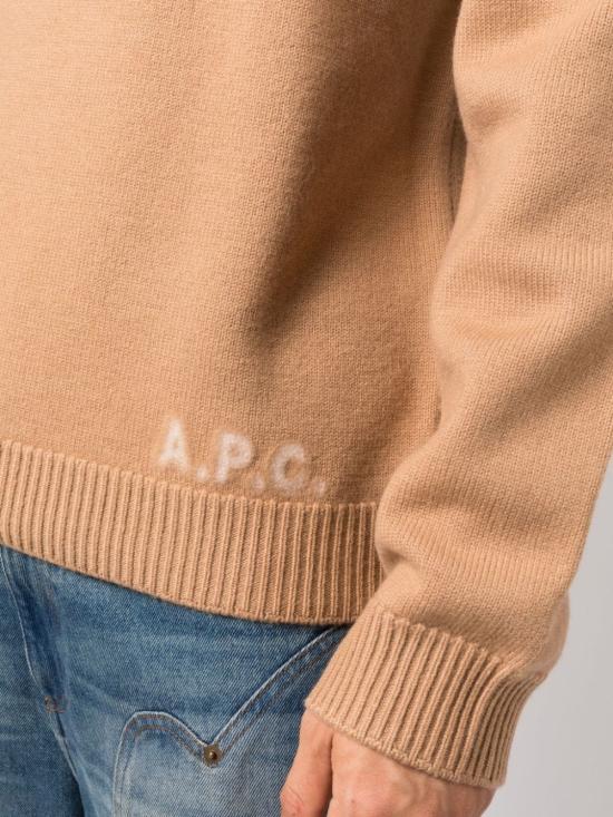  아페쎄 스웨터 WVBAZH23059 BEIGE - A.P.C.