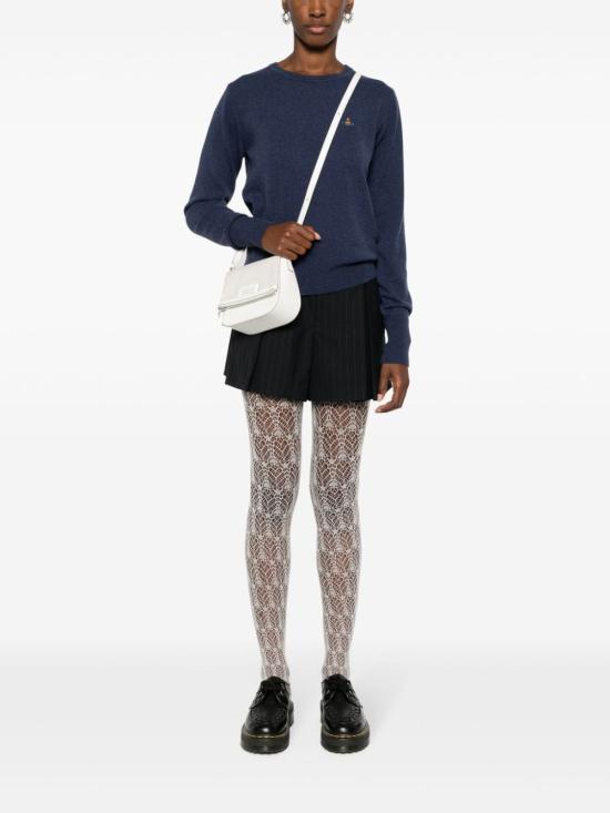  비비안웨스트우드 Bea 비아 ORB 자수 니트 스웨터 1803002S DENIM - VIVIENNE WESTWOOD