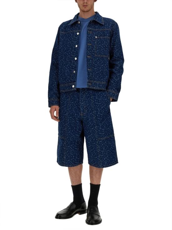  메종키츠네 스웨터 MM00801KT1103 AZURE - MAISON KITSUNE