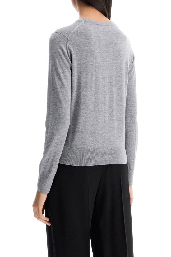  메종키츠네 베이비 폭스 패치 레귤러 스웨터 MW00816KT1036 GREY - MAISON KITSUNE