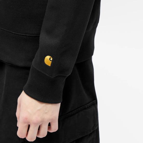  칼하트 WIP 체이스 스웨트셔츠 I033660 BLACK - CARHARTT WIP