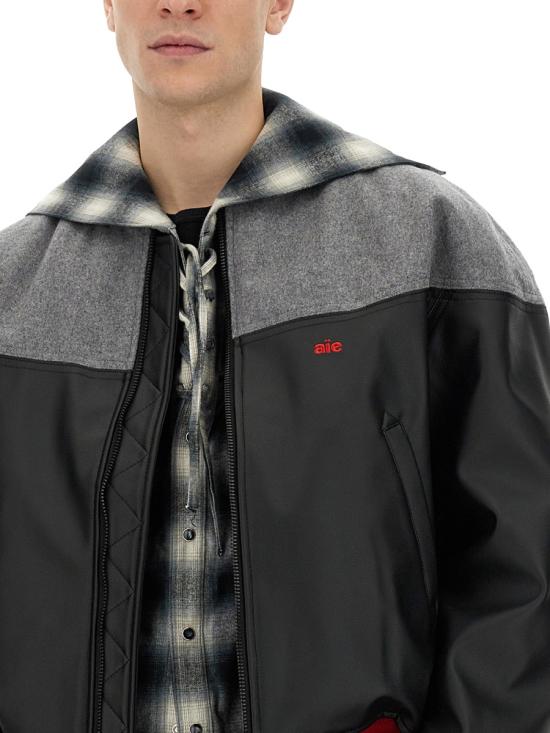  아이에 봄버 자켓 NS921 BLACK - AIE