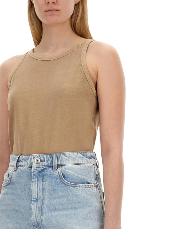  막스마라 스포츠막스 민소매 티셔츠 2412941082600 BEIGE - SPORTMAX