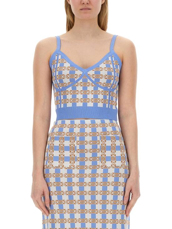  바움 운드 페르드가르텐 민소매 티셔츠 23517 AZURE