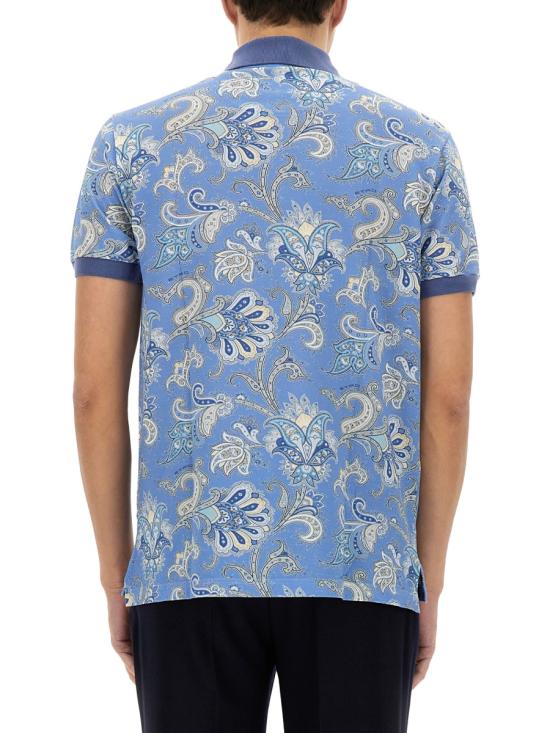 25SS 에트로 폴로 티셔츠 MRMD0004 AZURE - ETRO